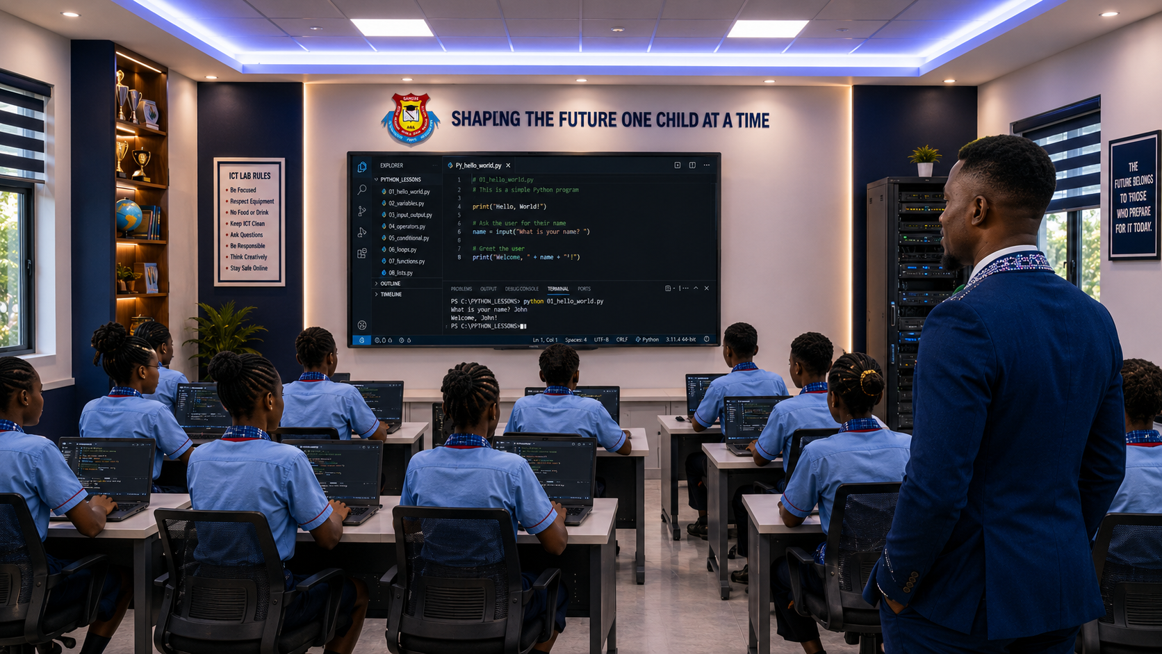 Sander Jesus Academy learning environment